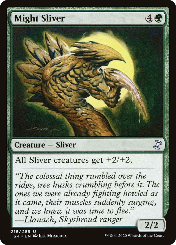 Might Sliver (TSR-218) [Time Spiral Remastered]