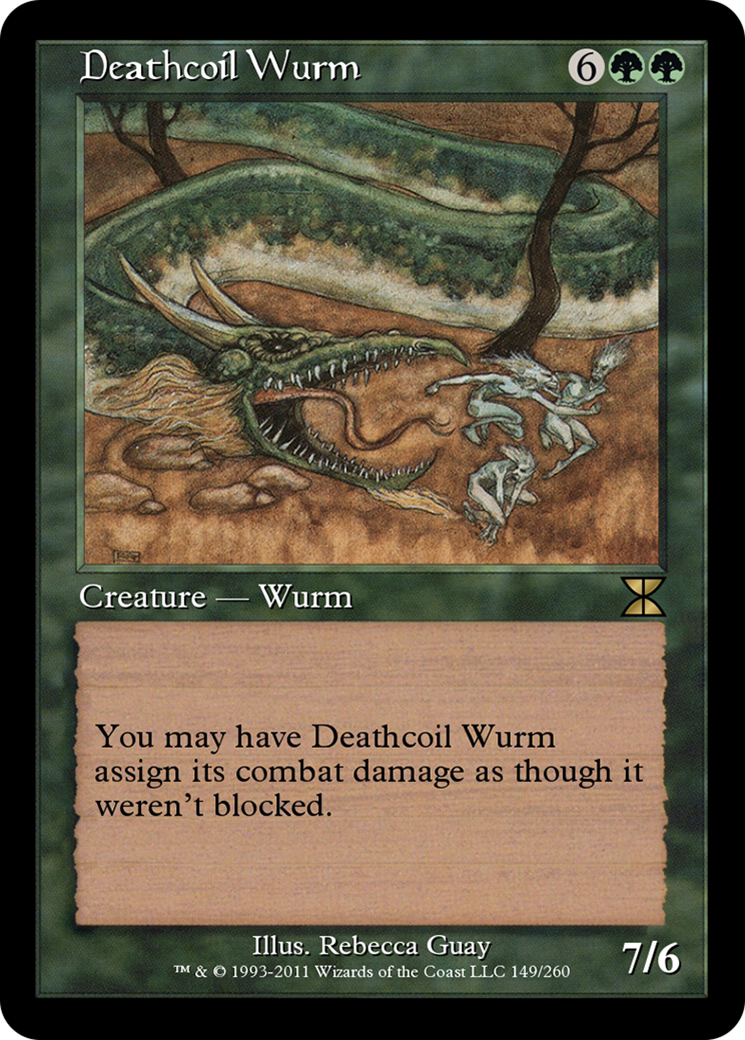 Deathcoil Wurm (ME4-149) [Masters Edition IV]