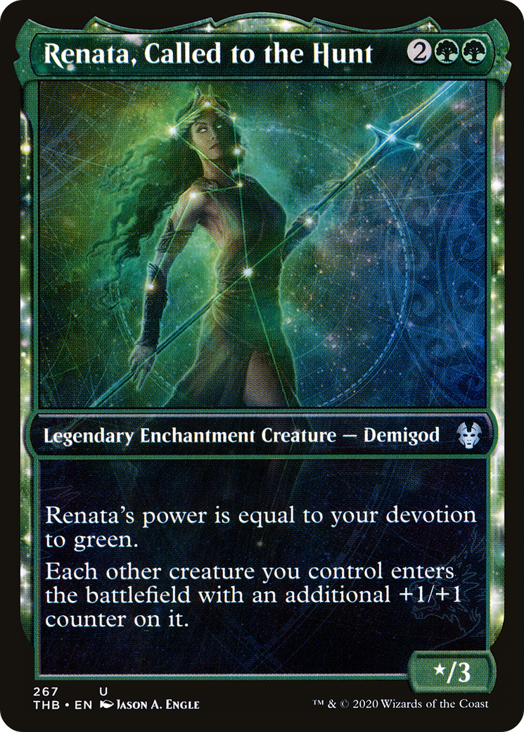 Renata, Called to the Hunt (Showcase) (THB-267) [Theros Beyond Death] Foil