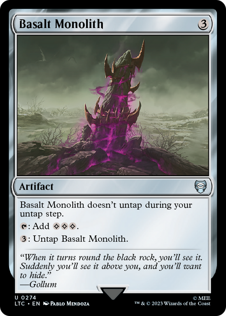 Basalt Monolith (LTC-274) [Tales of Middle-earth Commander]