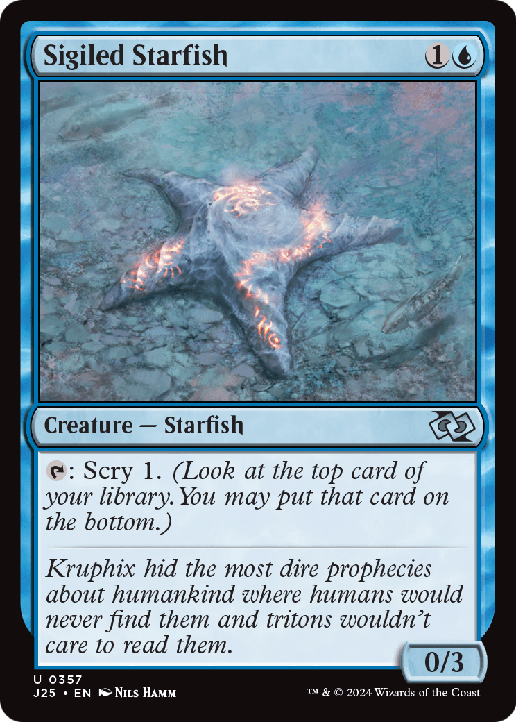 Sigiled Starfish (J25-357) [Foundations Jumpstart]