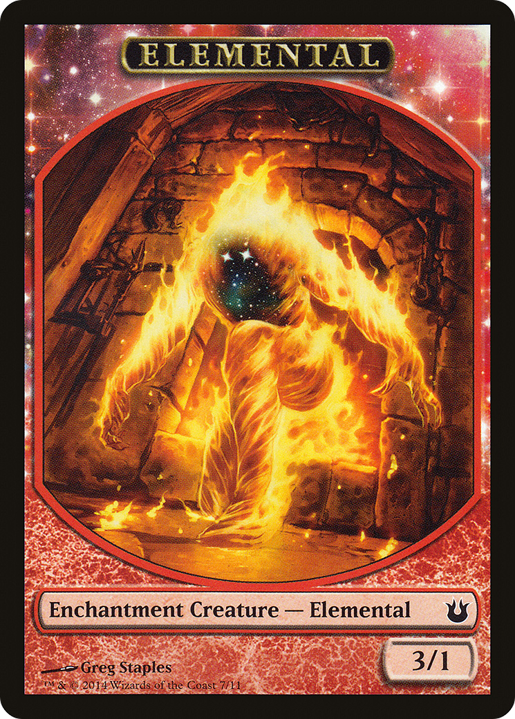 Elemental Token (BNG-007) [Born of the Gods Tokens]