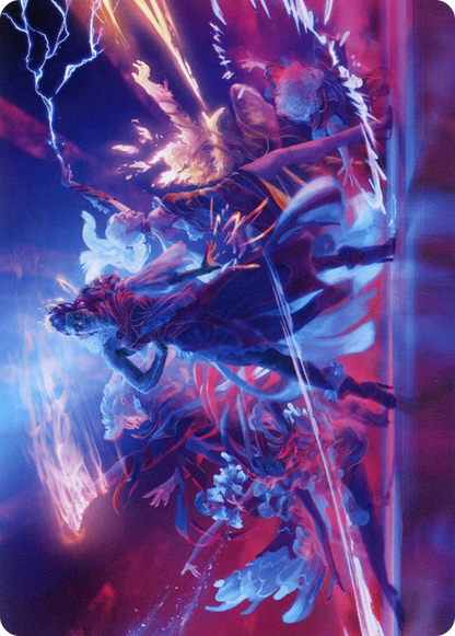 Prismari Command // Prismari Command (ASTX-035) (Borderless) [Strixhaven Art Series] Foil