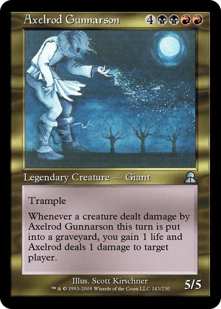 Axelrod Gunnarson (ME3-143) [Masters Edition III] Foil