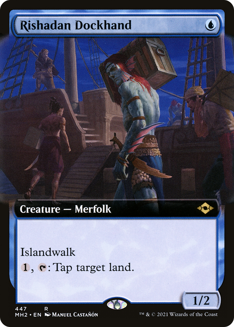 Rishadan Dockhand (Extended Art) (MH2-447) [Modern Horizons 2] Foil