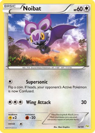 Noibat (#12) (12) [XY Trainer Kit Sylveon & Noivern] - Common