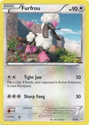 Furfrou (#20 - Noivern) (20) [XY Trainer Kit Sylveon & Noivern] - Common