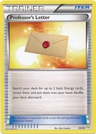 Professor's Letter (Noivern) (24) [XY Trainer Kit Sylveon & Noivern] - Common