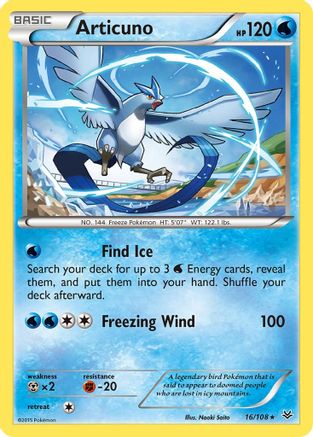 Articuno (016/108) [XY  Roaring Skies] - Rare