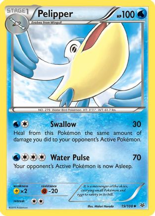 Pelipper (019/108) [XY  Roaring Skies] - Uncommon