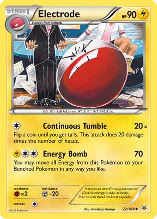 Electrode (022/108) [XY  Roaring Skies] - Uncommon