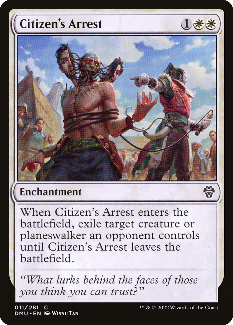 Citizen's Arrest (DMU-011) [Dominaria United] Foil