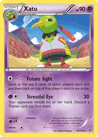 Xatu (29/108) [XY  Roaring Skies] Reverse Holofoil - Rare