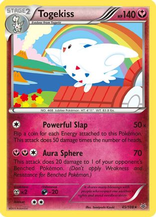 Togekiss (045/108) [XY  Roaring Skies] - Rare