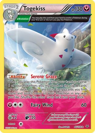 Togekiss (46 Delta) (046/108) [XY  Roaring Skies] Holofoil - Holo Rare