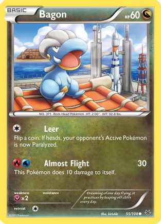 Bagon (055/108) [XY  Roaring Skies] Reverse Holofoil - Common