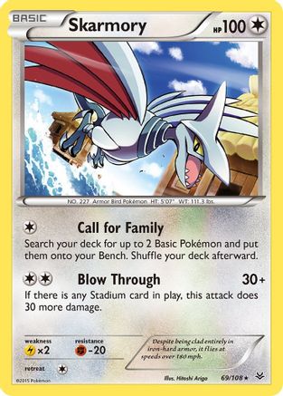 Skarmory (069/108) [XY  Roaring Skies] - Rare