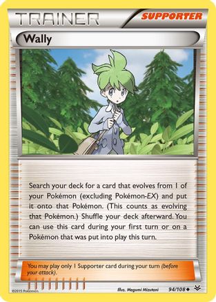Wally (094/108) [XY  Roaring Skies] Reverse Holofoil - Uncommon