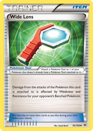Wide Lens (95/108) [XY  Roaring Skies] - Uncommon