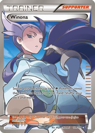 Winona (108 Full Art) (108/108) [XY  Roaring Skies] Holofoil - Ultra Rare