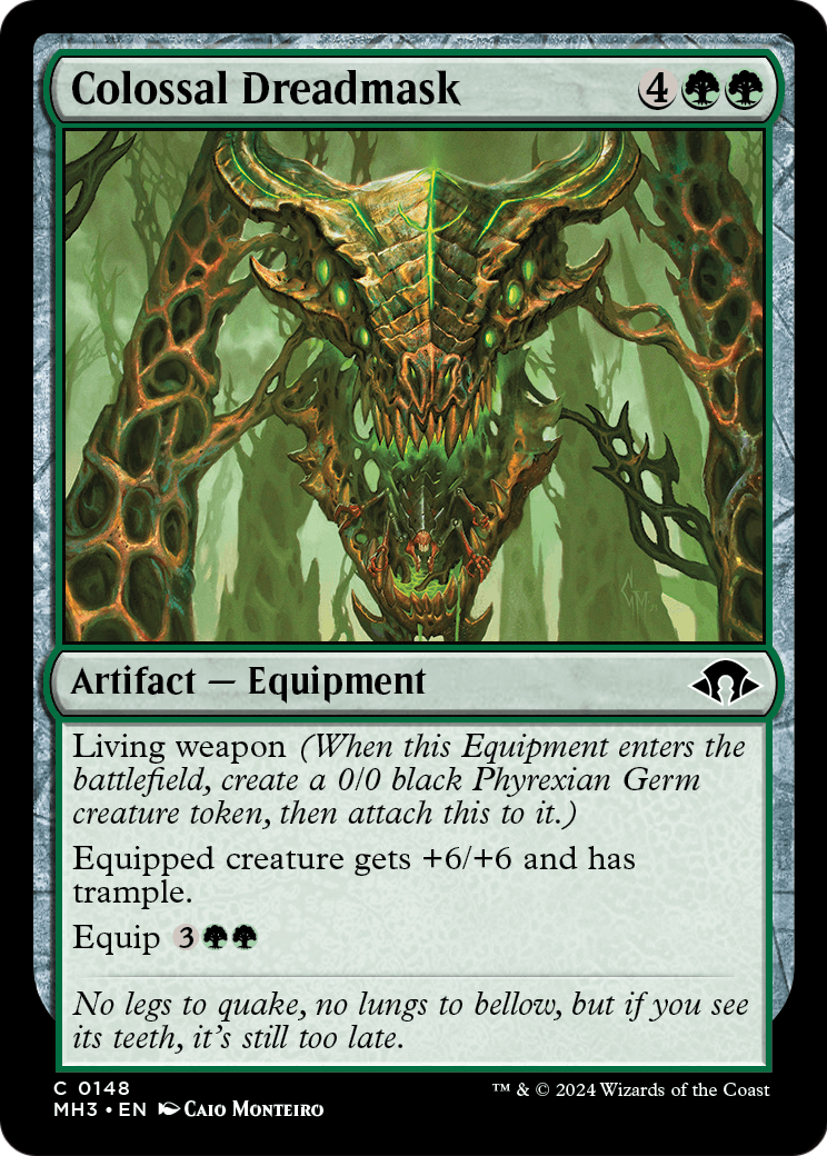 Colossal Dreadmask (MH3-148) [Modern Horizons 3] Foil