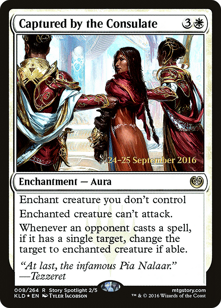 Captured by the Consulate (PRE-08S) [Kaladesh Promos] Foil