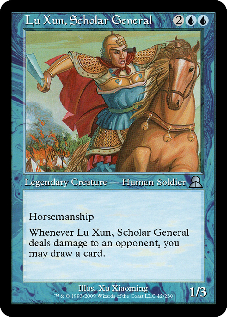 Lu Xun, Scholar General (ME3-042) [Masters Edition III]
