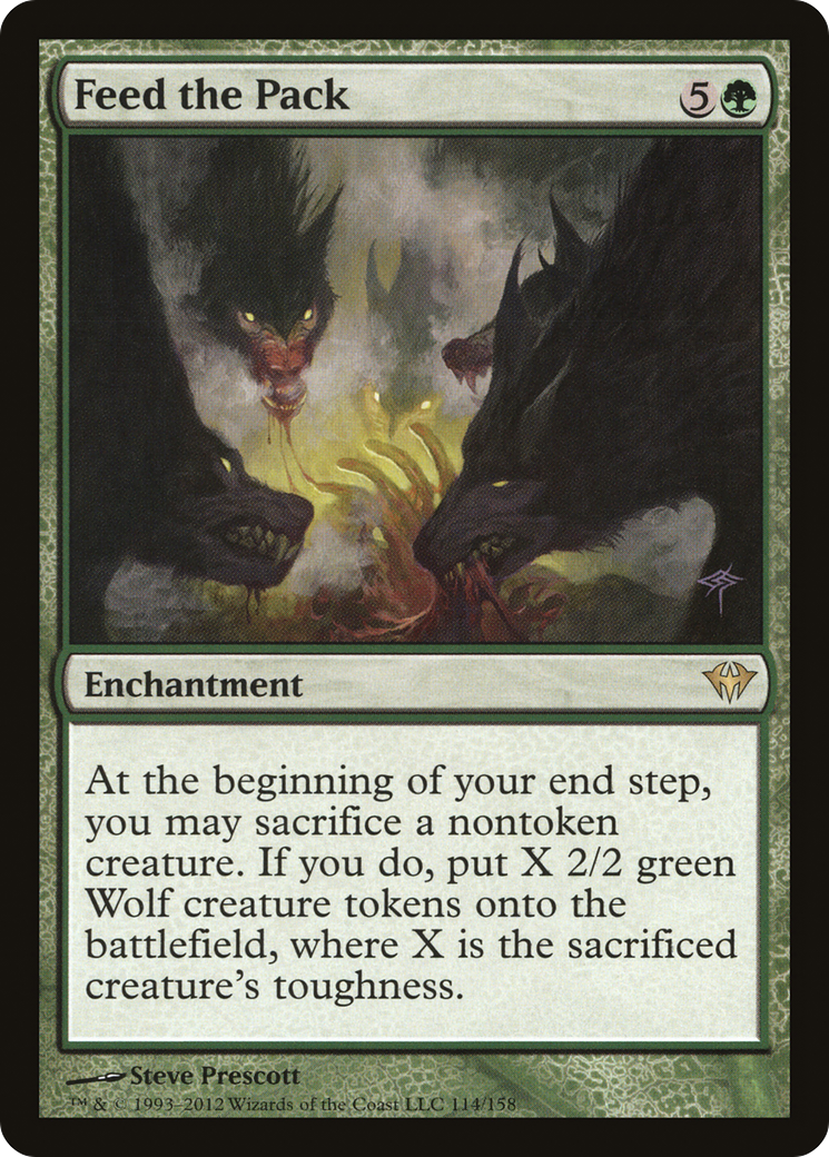 Feed the Pack (DKA-114) [Dark Ascension] Foil