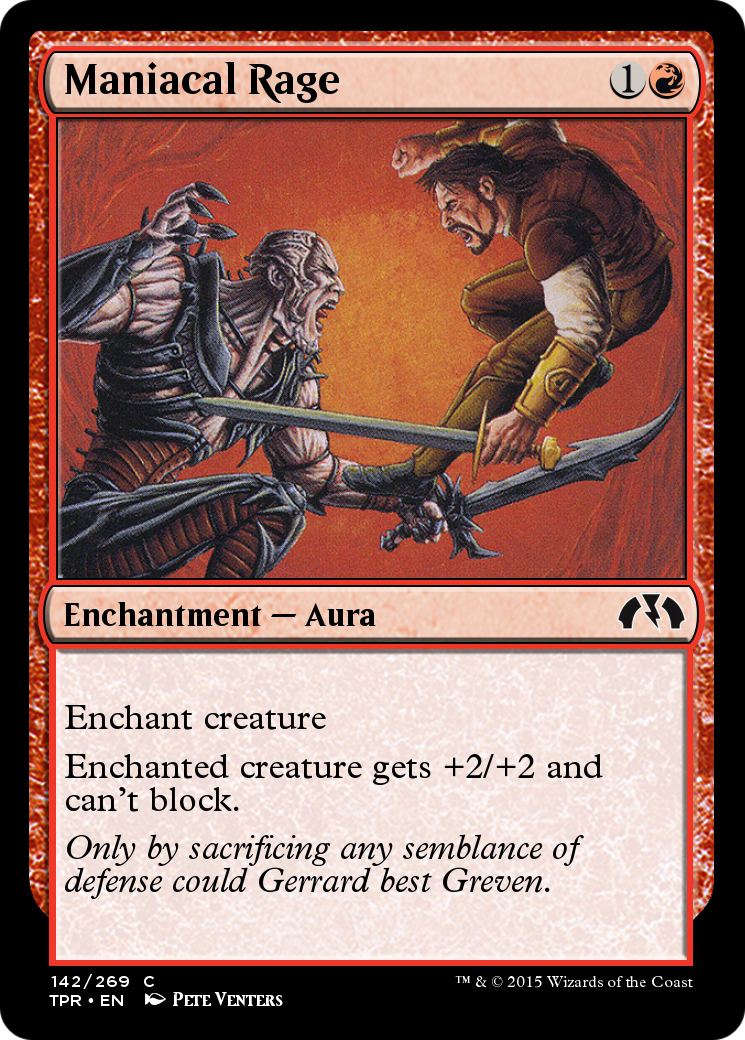 Maniacal Rage (TPR-142) [Tempest Remastered] Foil
