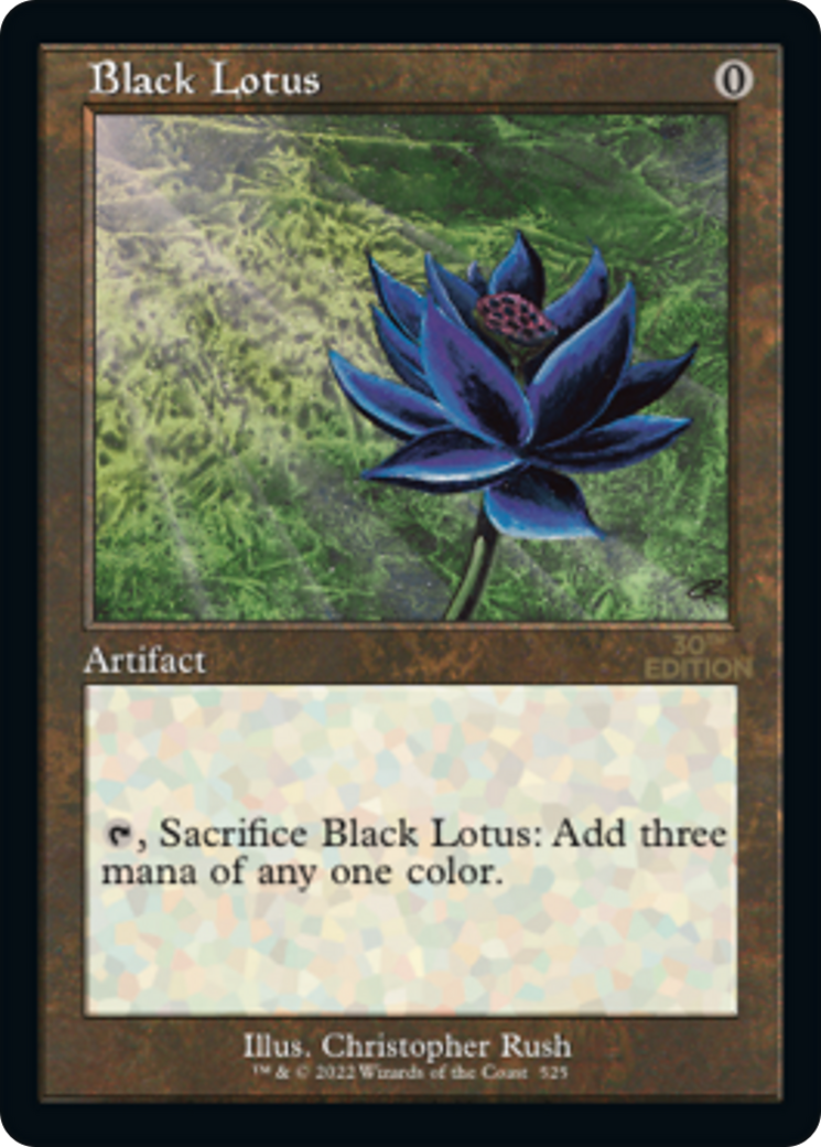 Black Lotus (Retro Frame) (30A-525) [30th Anniversary Edition]