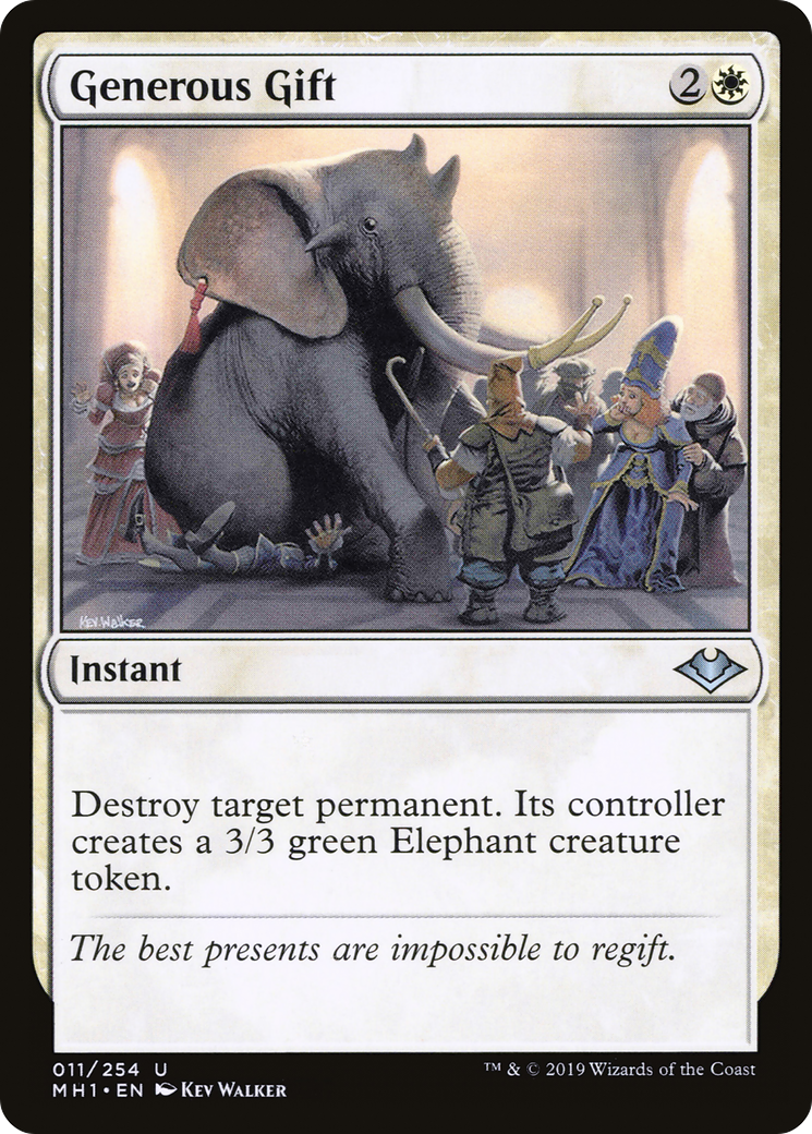Generous Gift (MH1-011) [Modern Horizons] Foil