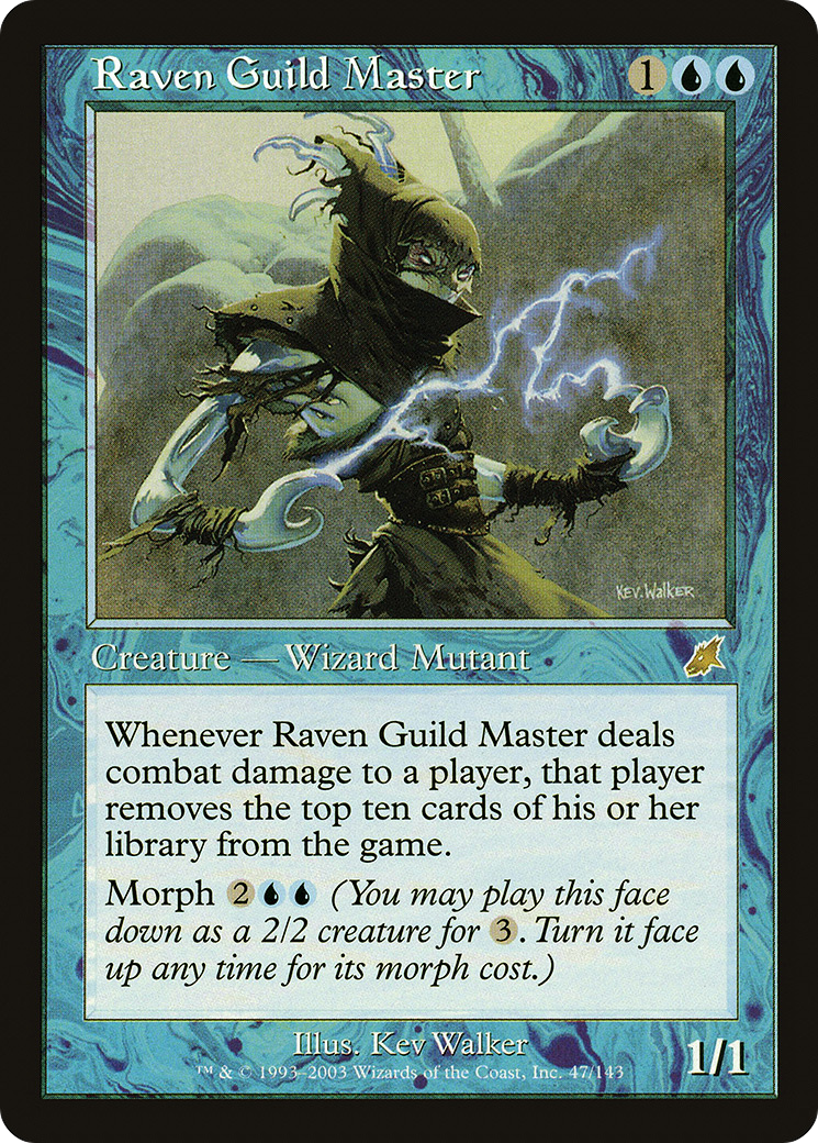 Raven Guild Master (SCG-047) [Scourge] Foil