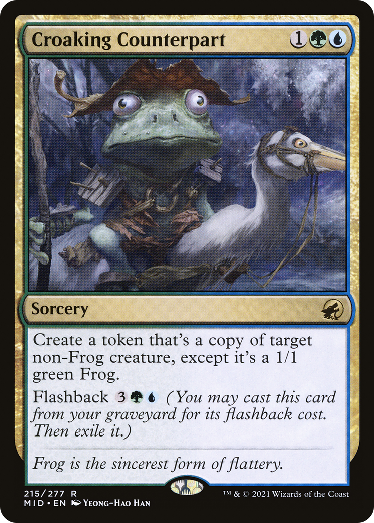 Croaking Counterpart (MID-215) [Innistrad: Midnight Hunt]