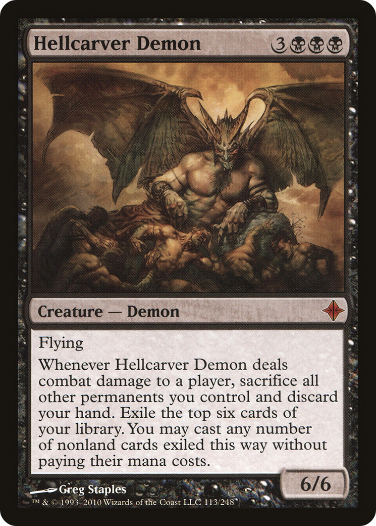 Hellcarver Demon (ROE-113) [Rise of the Eldrazi]
