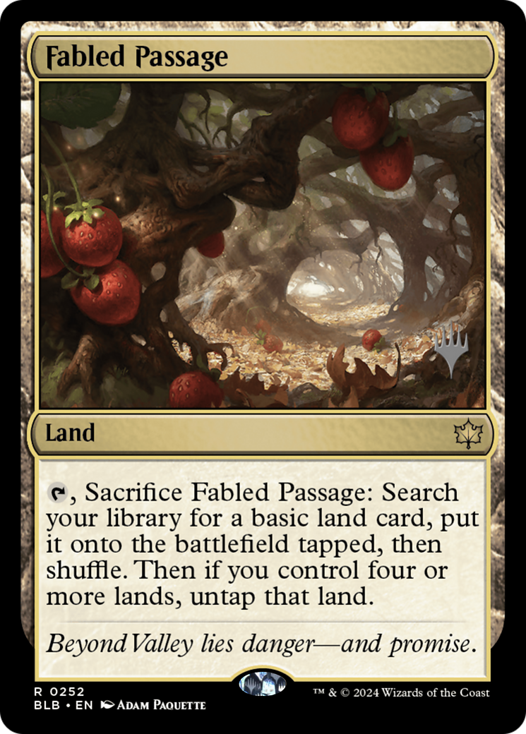Fabled Passage (PPBLB-252) [Promo Pack: Bloomburrow Promos]