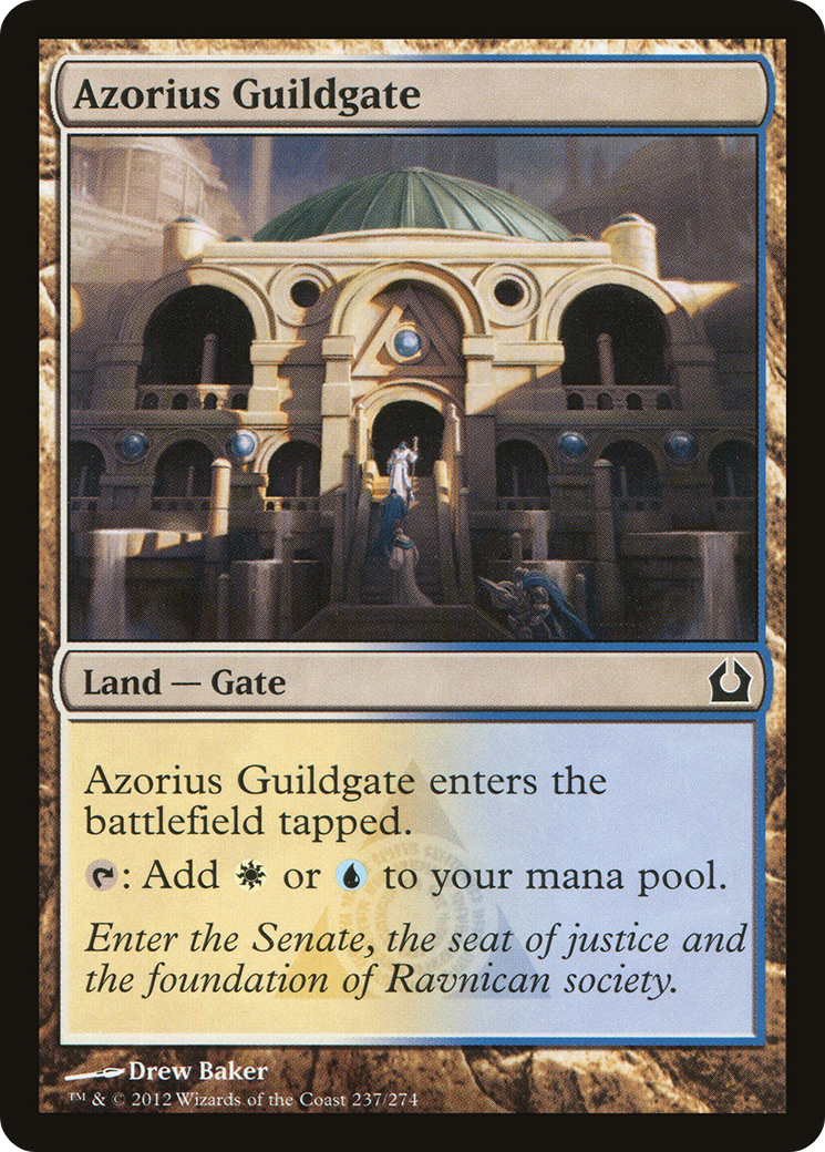 Azorius Guildgate (RTR-237) [Return to Ravnica] Foil