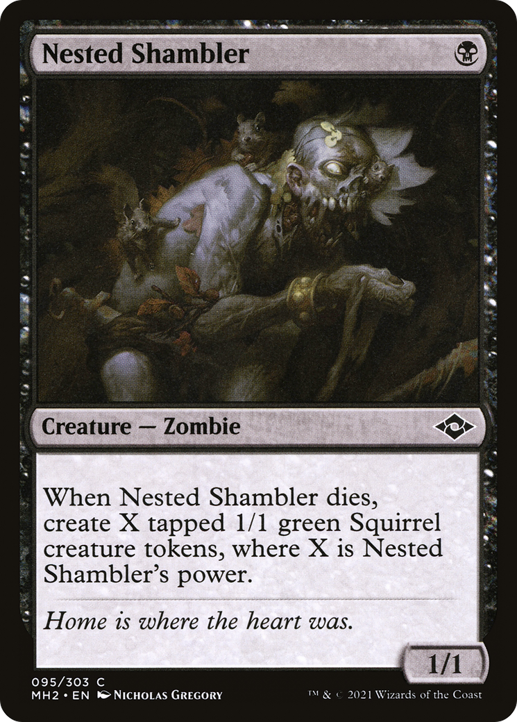 Nested Shambler (MH2-095) [Modern Horizons 2] Foil