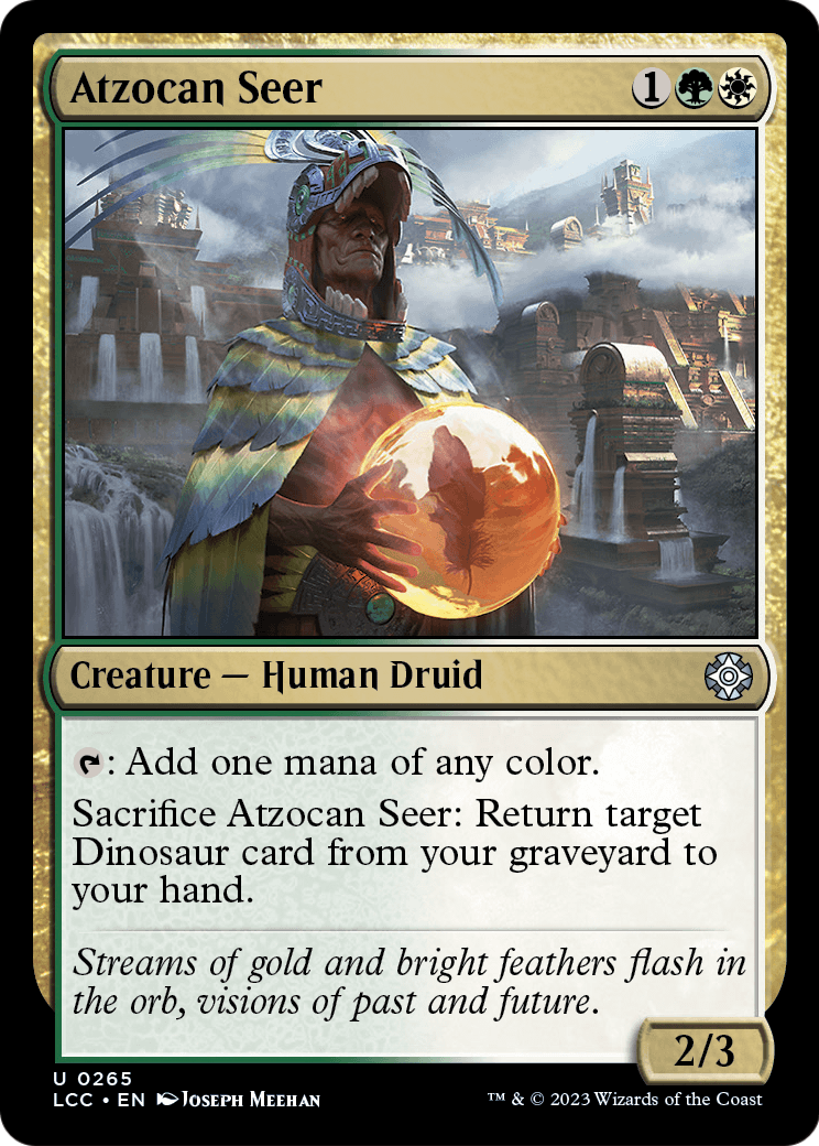 Atzocan Seer (LCC-265) [The Lost Caverns of Ixalan Commander]