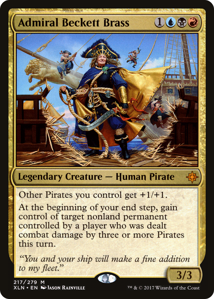 Admiral Beckett Brass (XLN-217) [Ixalan] Foil