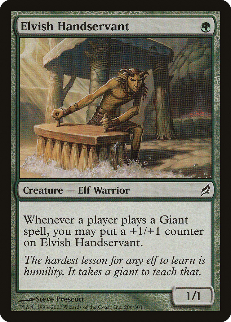 Elvish Handservant (LRW-206) [Lorwyn]