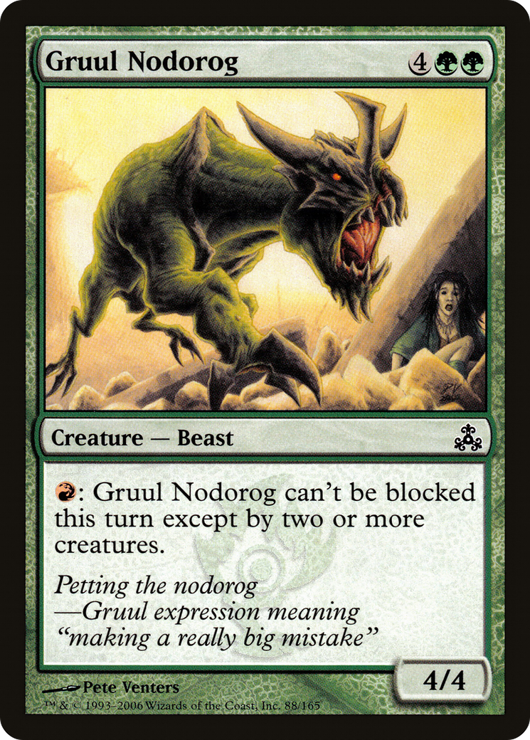 Gruul Nodorog (GPT-088) [Guildpact] Foil