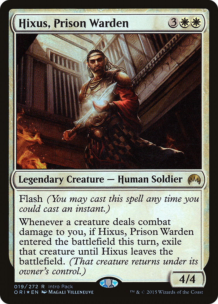 Hixus, Prison Warden (UMP-019) [Magic Origins Promos] Foil