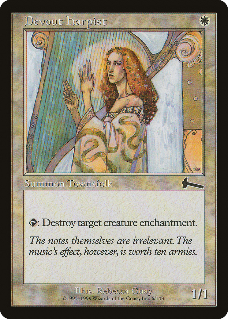 Devout Harpist (ULG-006) [Urza's Legacy] Foil