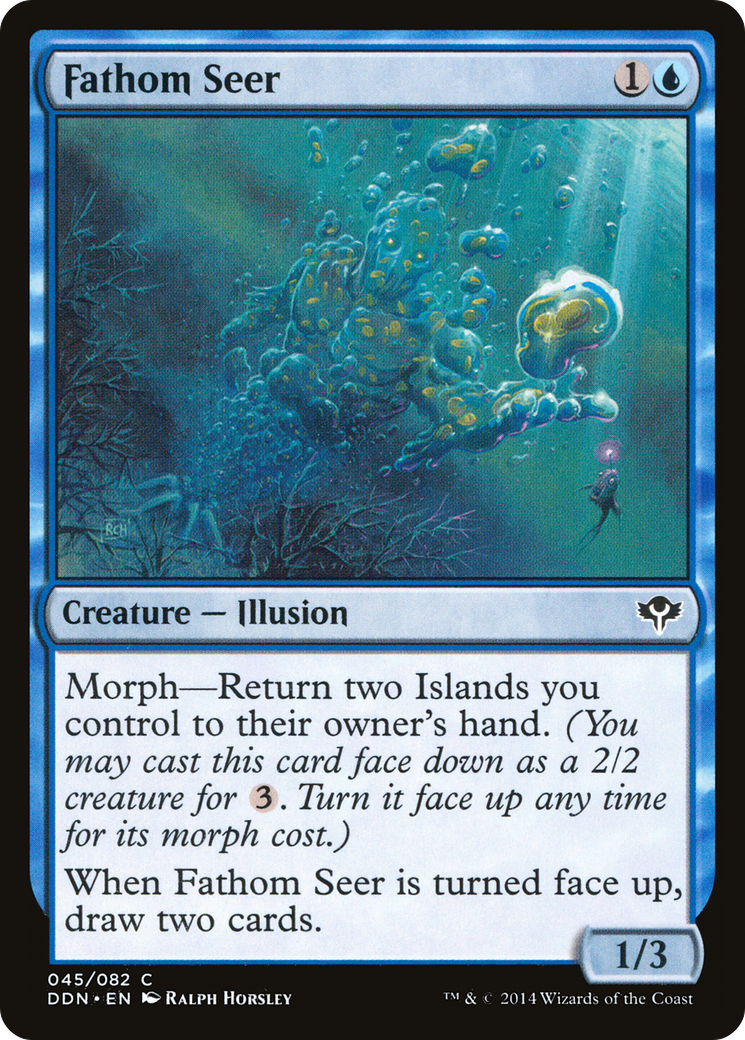 Fathom Seer (DDN-045) [Duel Decks: Speed vs. Cunning]
