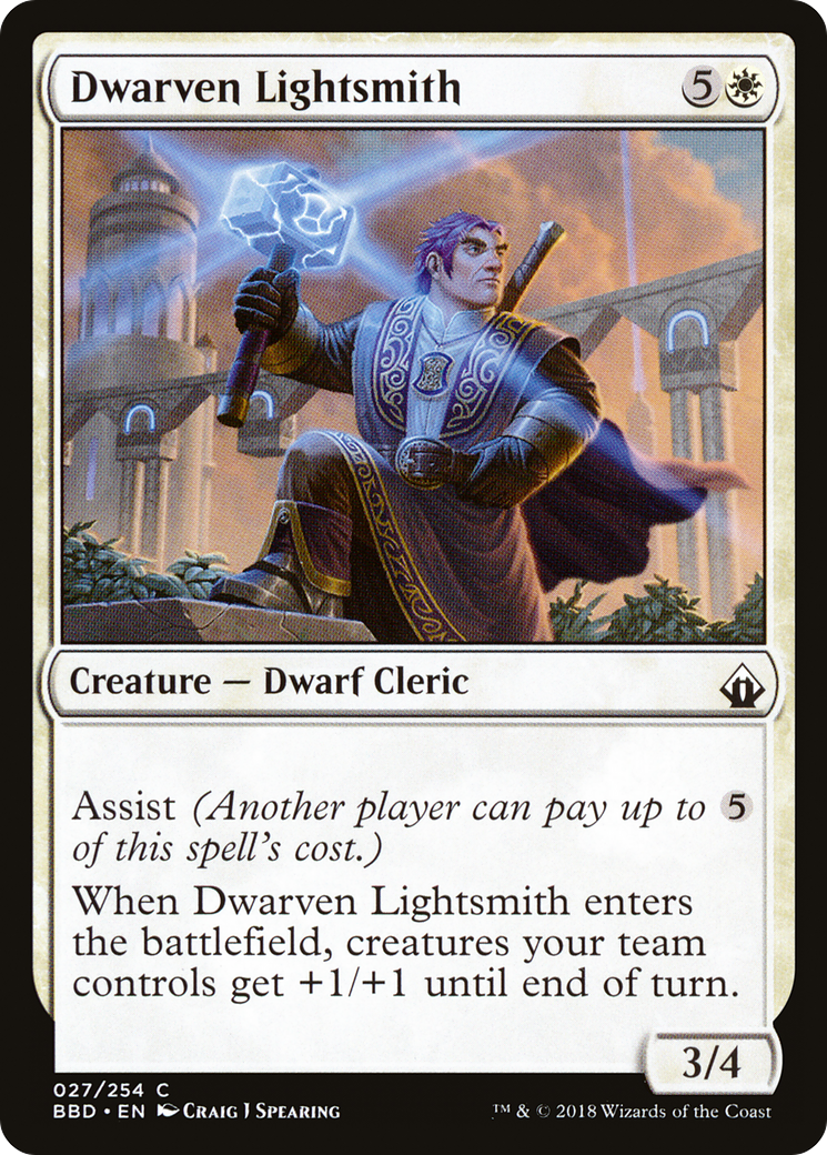 Dwarven Lightsmith (BBD-027) [Battlebond]