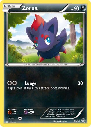 Zorua (#23) (23) [BW Trainer Kit Excadrill & Zoroark] - Common