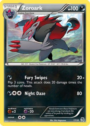 Zoroark (#17 Non-Holo) (17) [BW Trainer Kit Excadrill & Zoroark] - Common