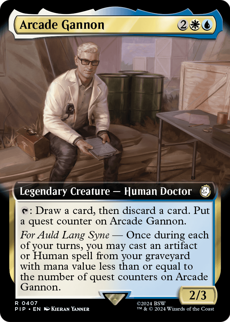 Arcade Gannon (Extended Art) (PIP-407) [Fallout] Foil