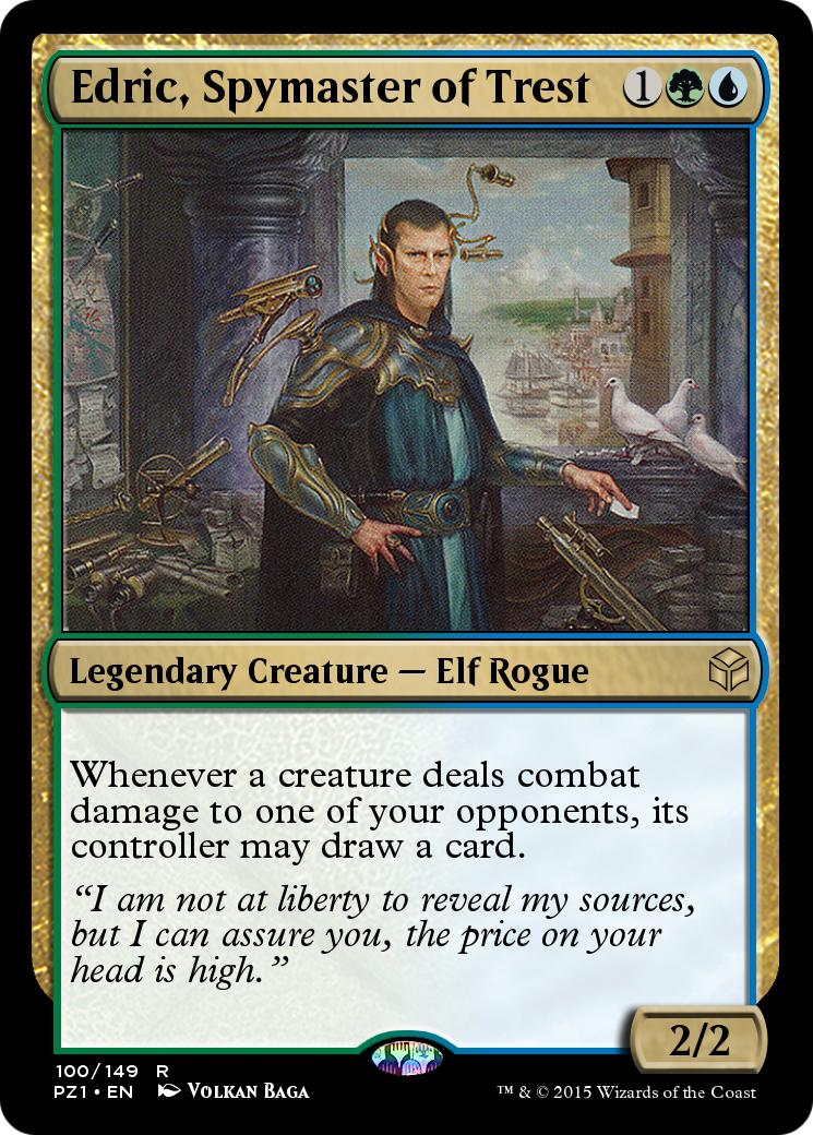 Edric, Spymaster of Trest (PZ1-100) [Legendary Cube Prize Pack]