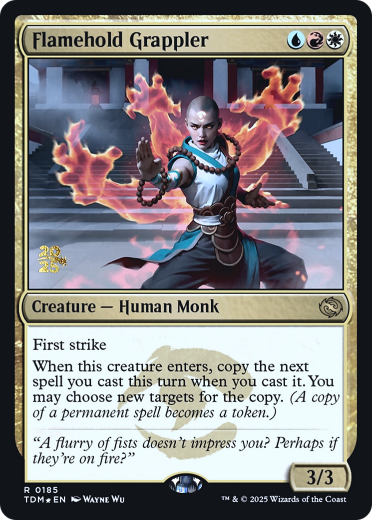 Flamehold Grappler (PRE-185) [Prerelease Cards] Foil